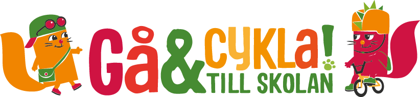 Logotyp Gå och cykla